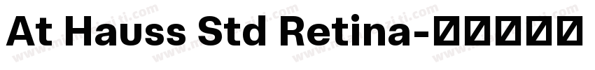 At Hauss Std Retina字体转换